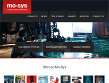 Tablet Screenshot of mo-sys.com